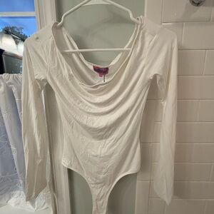 Edikted White Bodysuit